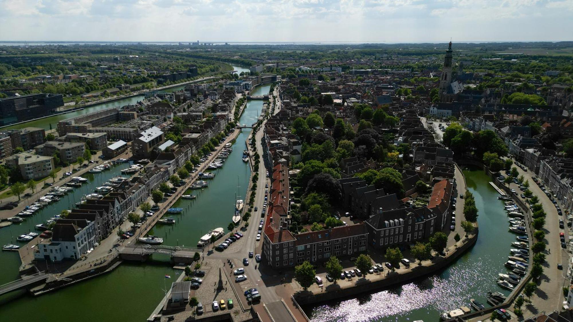 Huis Delfshaven Middelburg Bagian luar foto