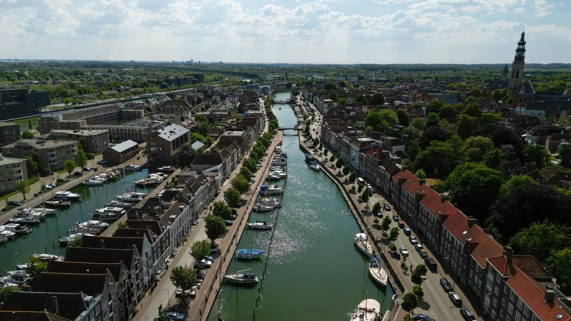 Huis Delfshaven Middelburg Bagian luar foto