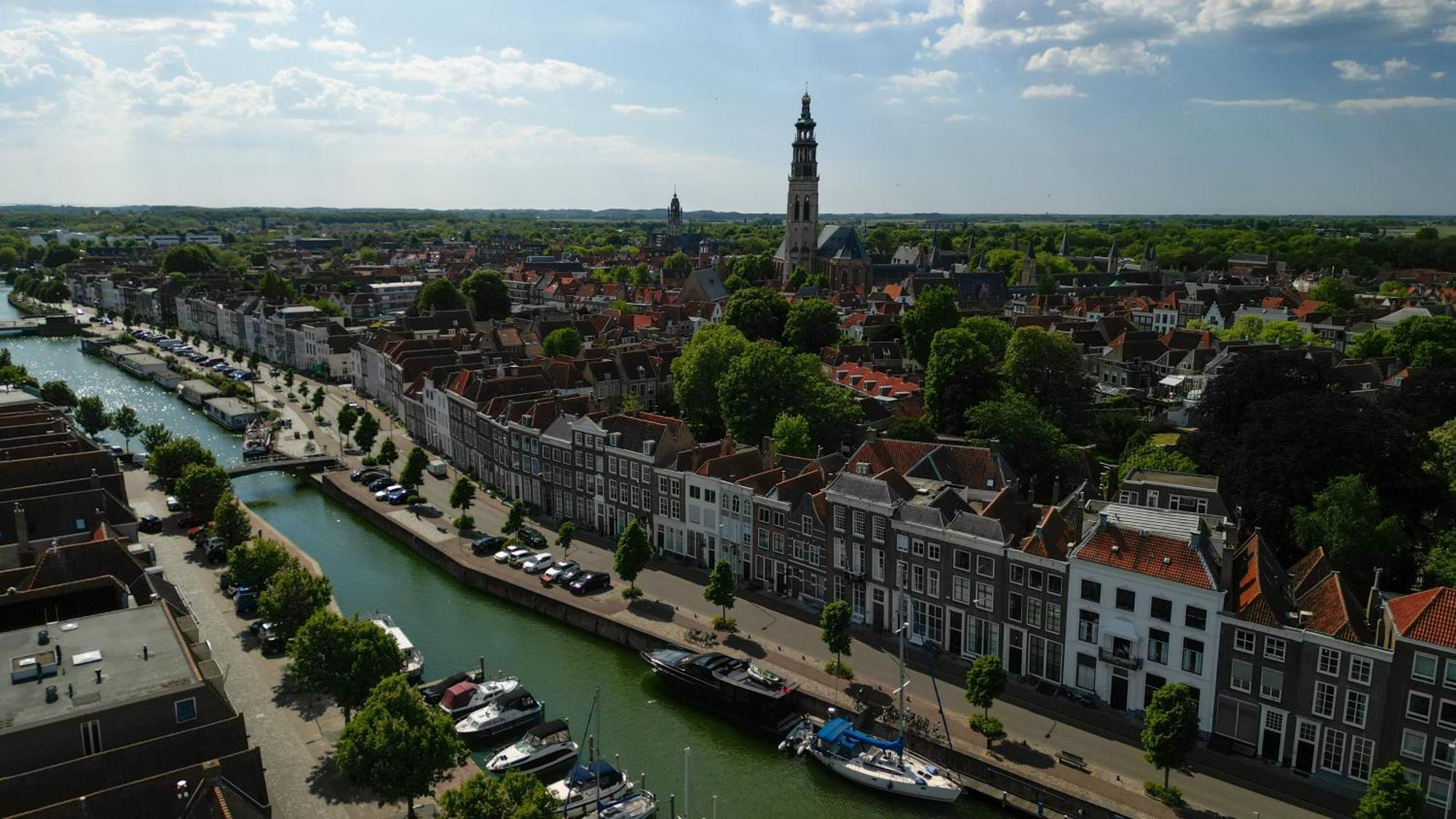 Huis Delfshaven Middelburg Bagian luar foto
